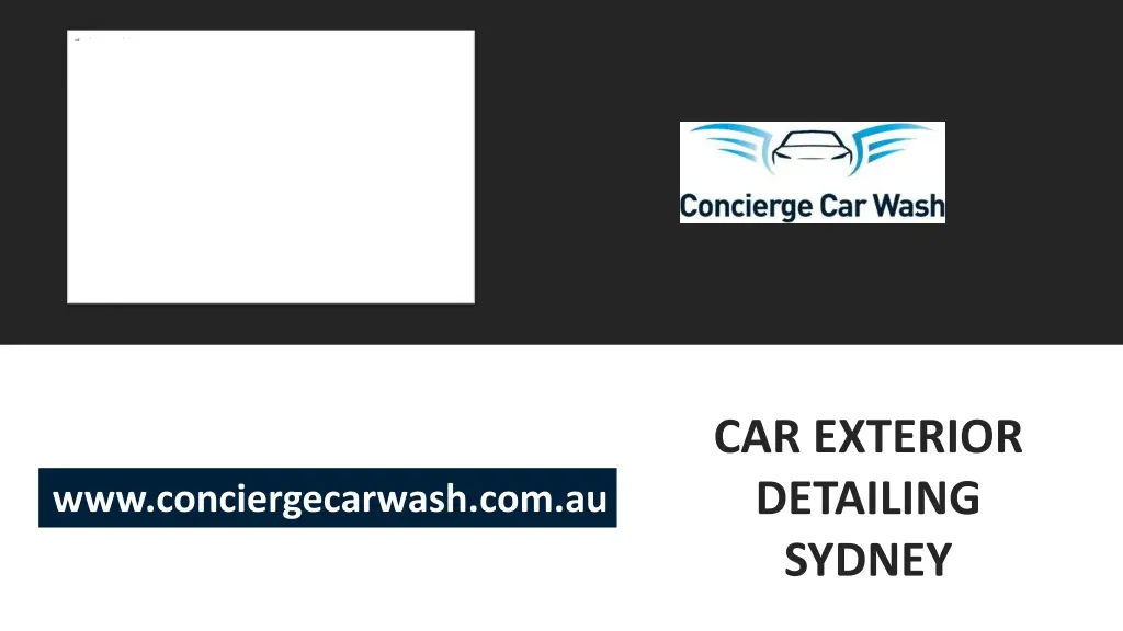 car exterior detailing sydney