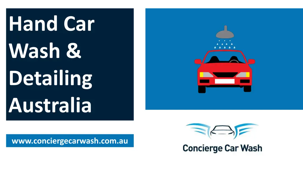hand car wash detailing australia