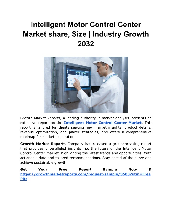 intelligent motor control center market share