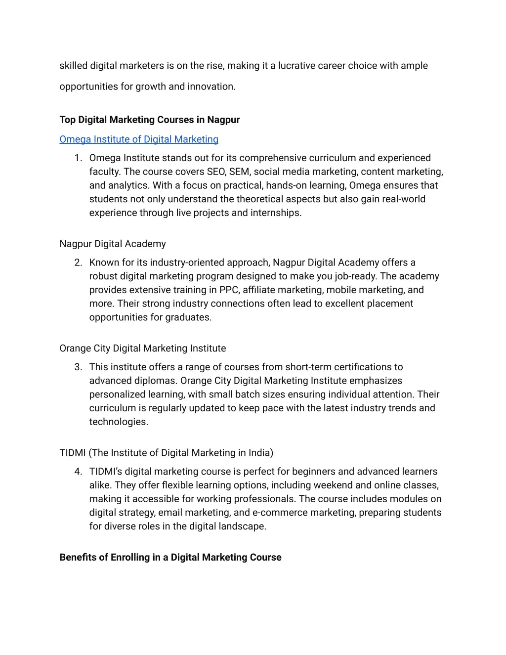 skilled digital marketers is on the rise making