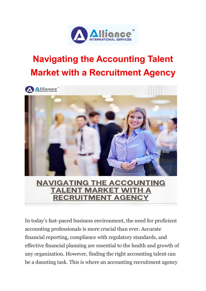 navigating the accounting talent market with