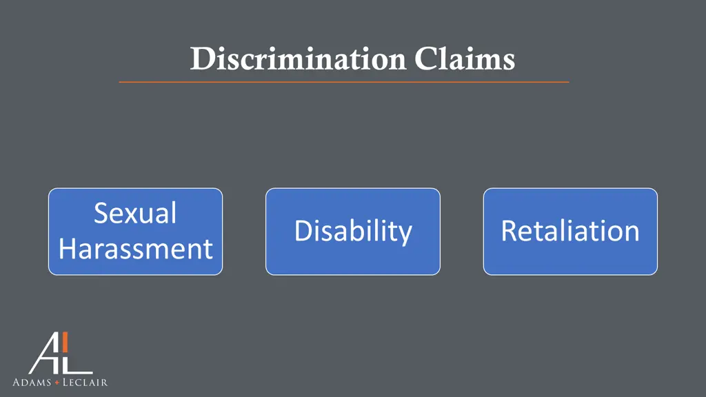 discrimination claims