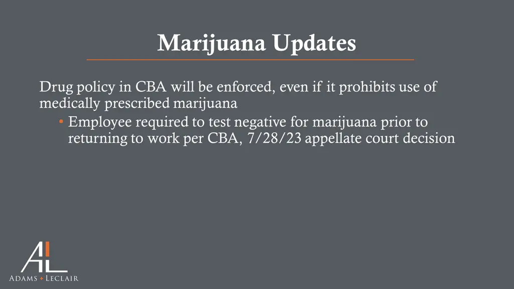 marijuana updates