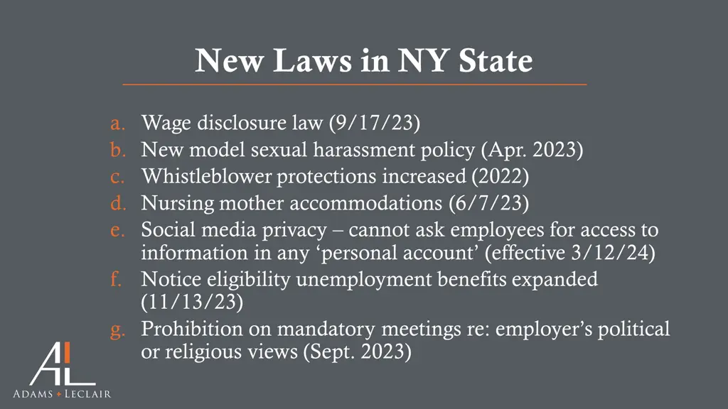 new laws in ny state