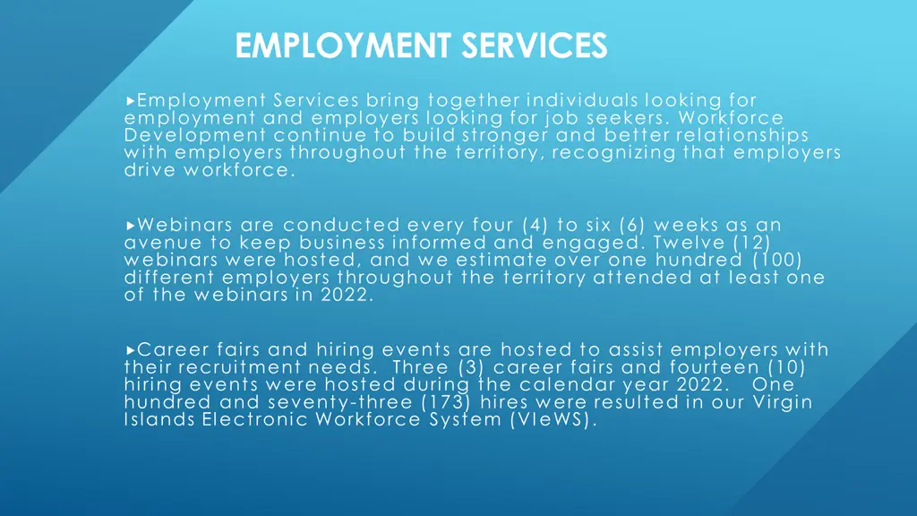 employment services