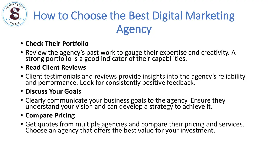 how to choose the best digital marketing