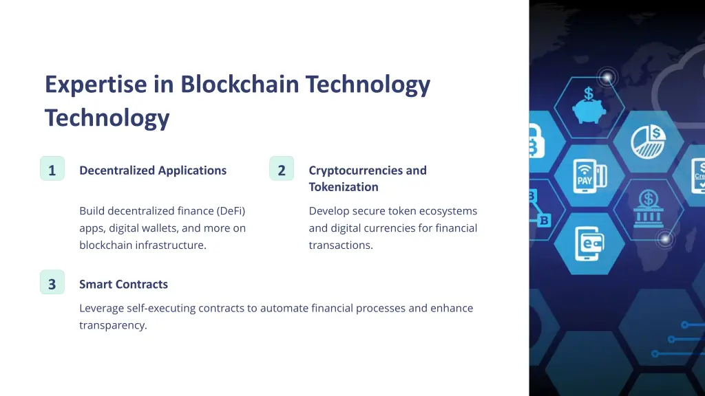 expertise in blockchain technology technology