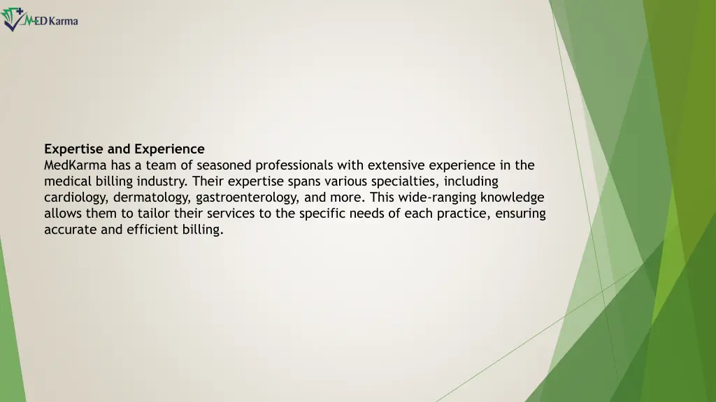 expertise and experience medkarma has a team