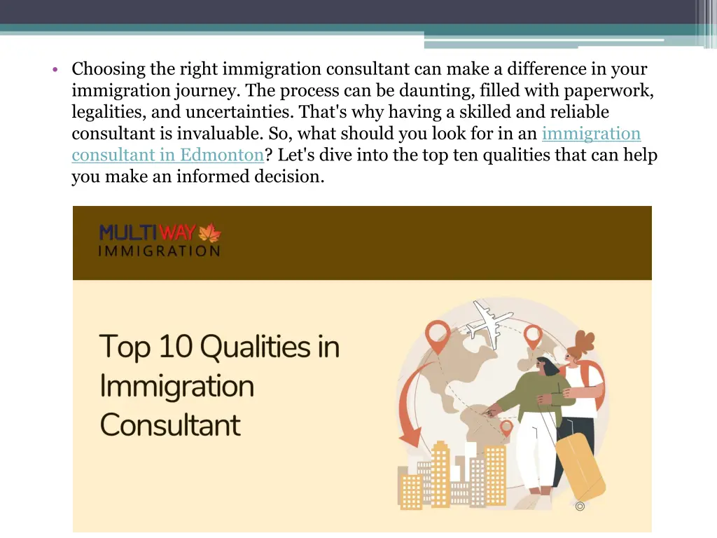 choosing the right immigration consultant