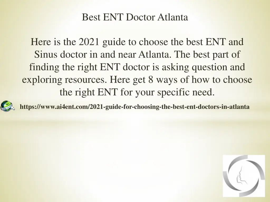 best ent doctor atlanta