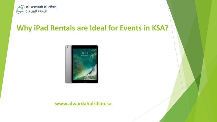 why ipad rentals are ideal for events in ksa