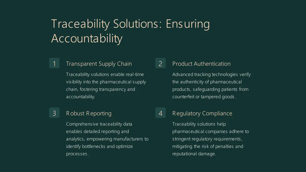 traceability solutions ensuring accountability