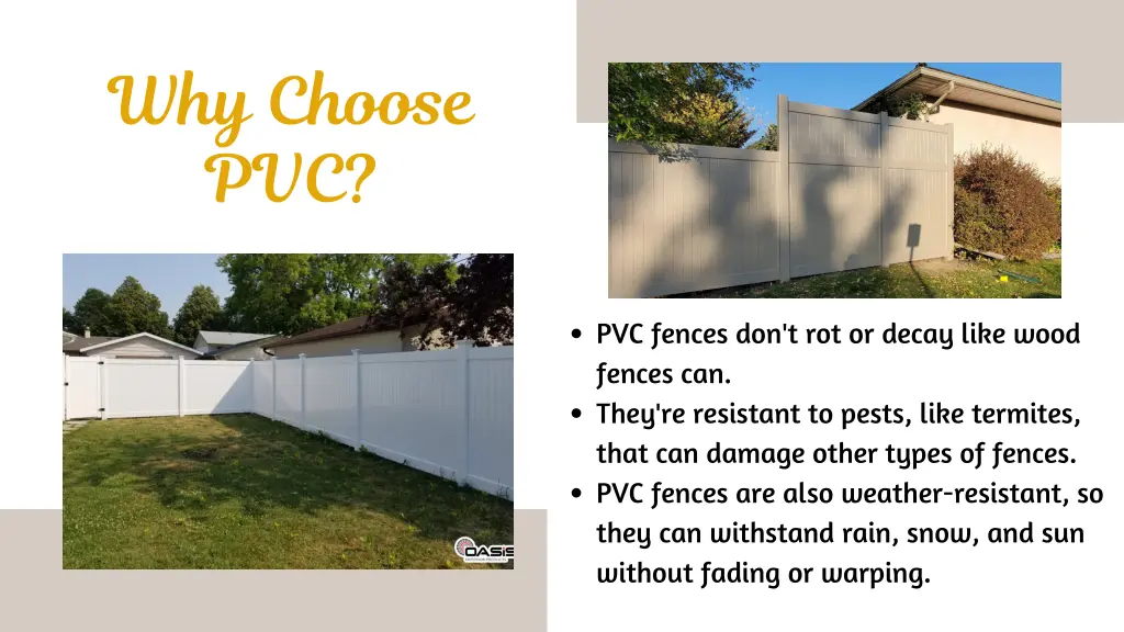 why choose pvc