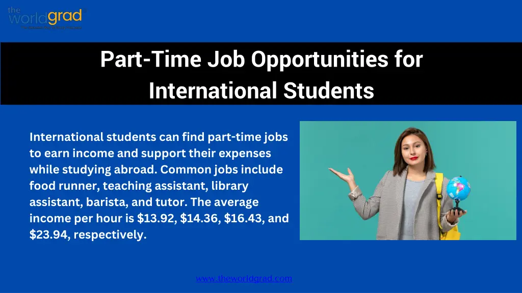 part time job opportunities for international