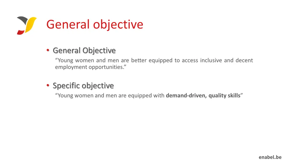 general objective