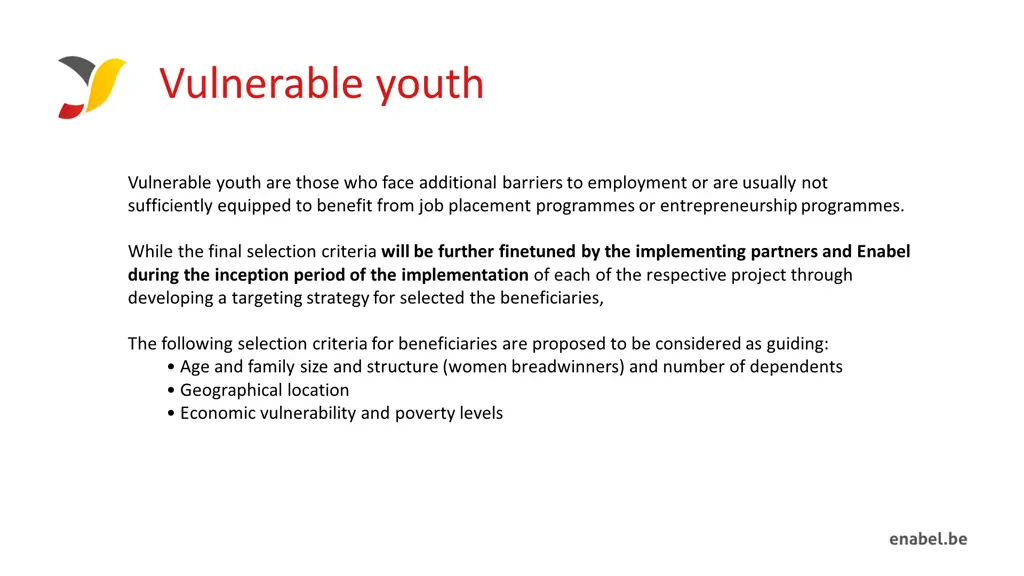 vulnerable youth