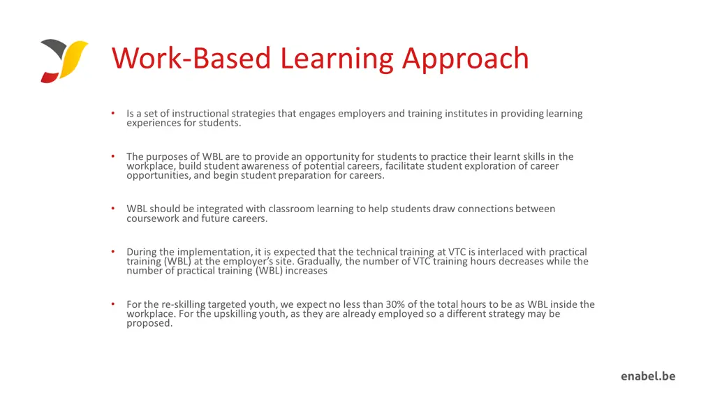 work based learning approach