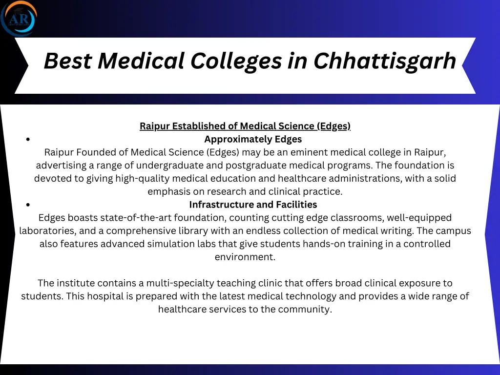 best medical colleges in chhattisgarh