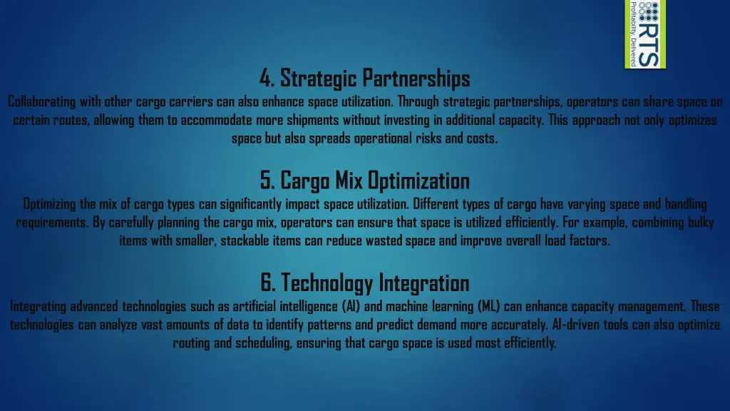 4 strategic partnerships