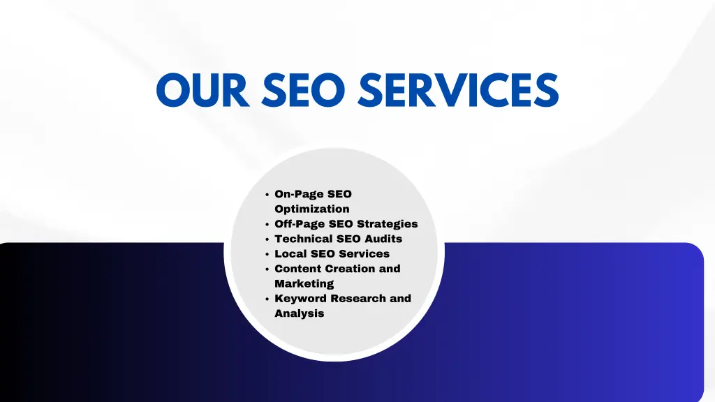 our seo services