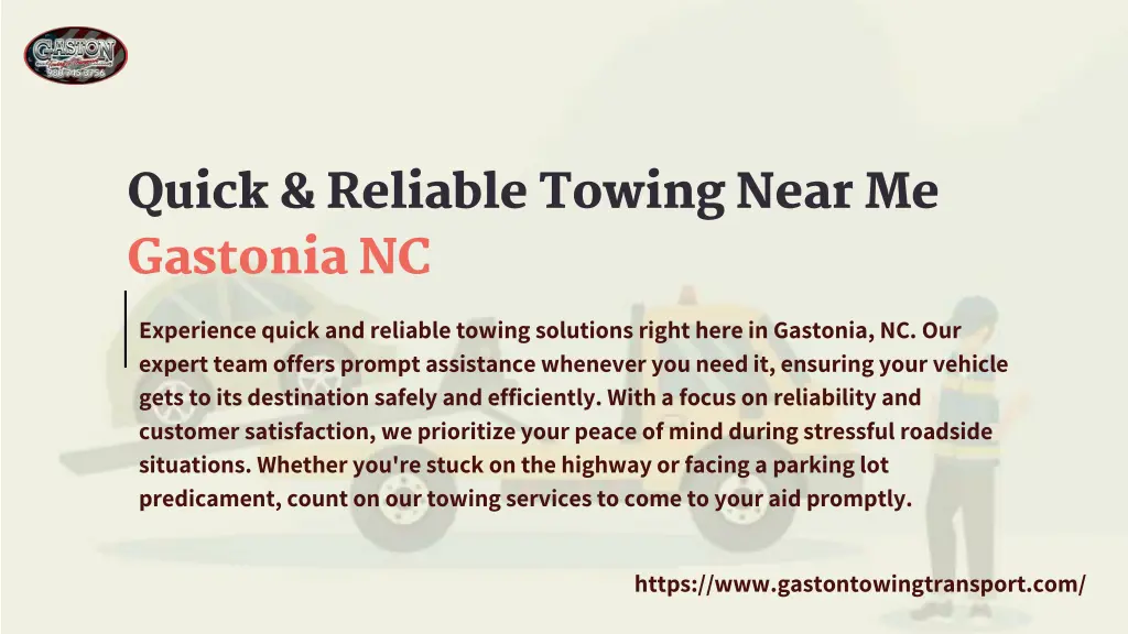 quick reliable towing near me gastonia nc