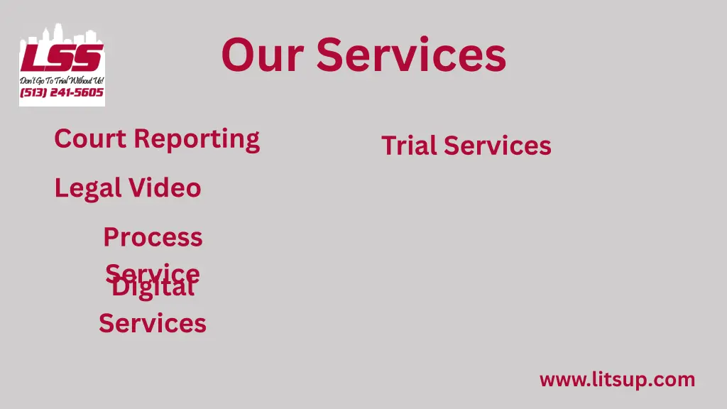 our services