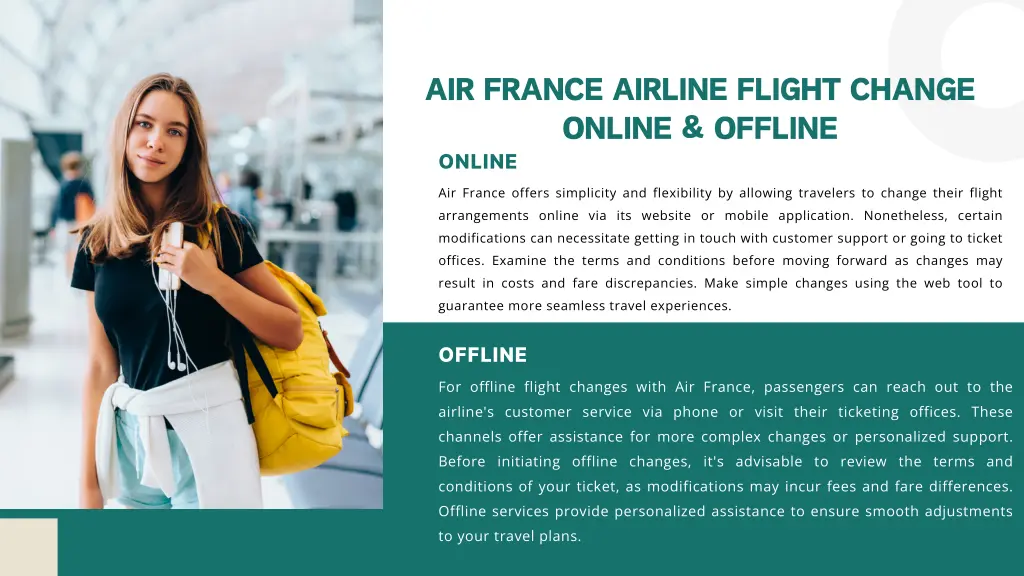 air france airline flight change online offline