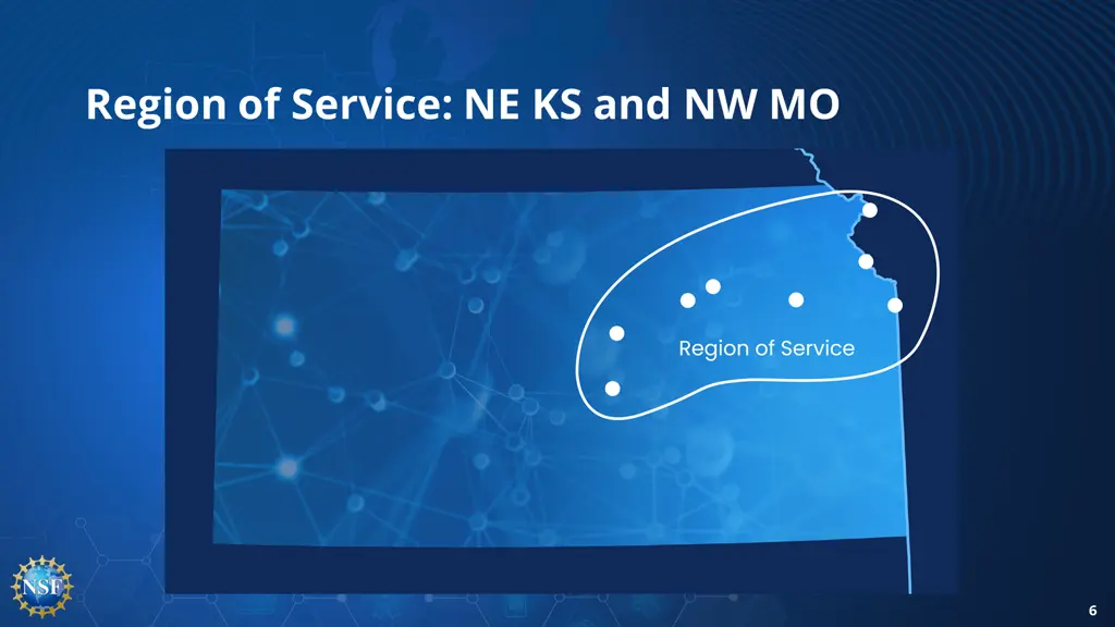 region of service ne ks and nw mo