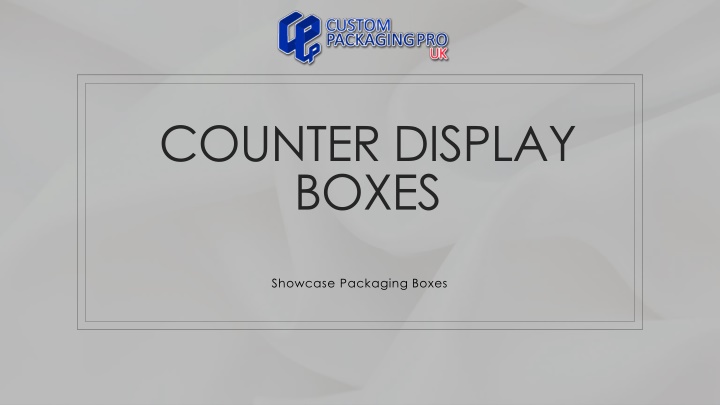 counter display boxes