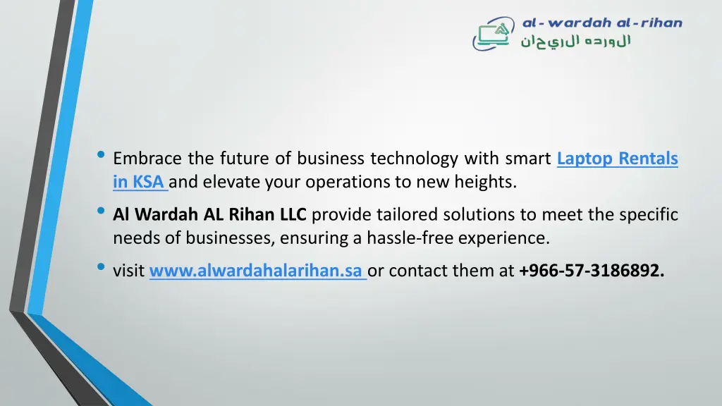 embrace the future of business technology with