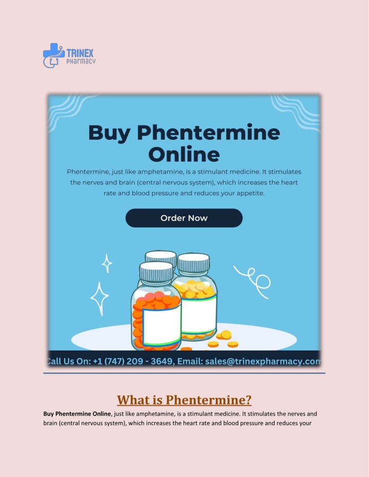 what is phentermine