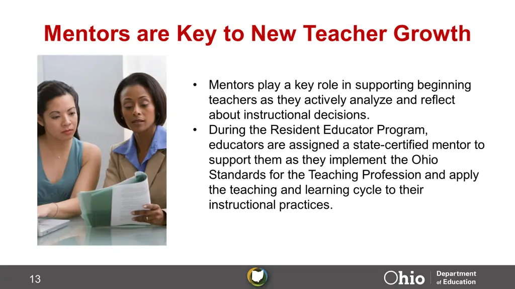 mentors are key to new teacher growth