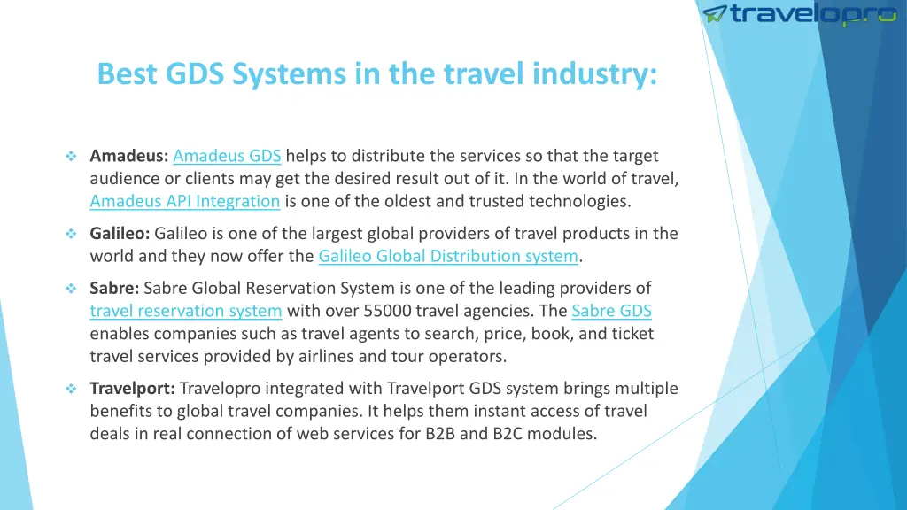 best gds systems in the travel industry