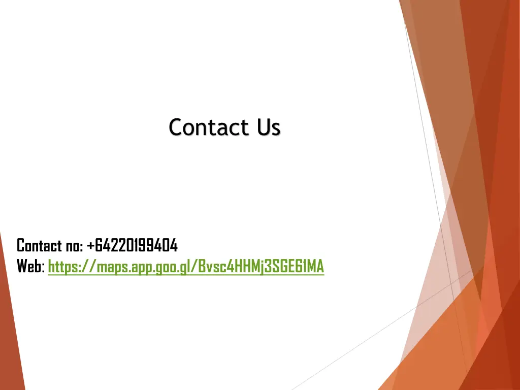 contact us