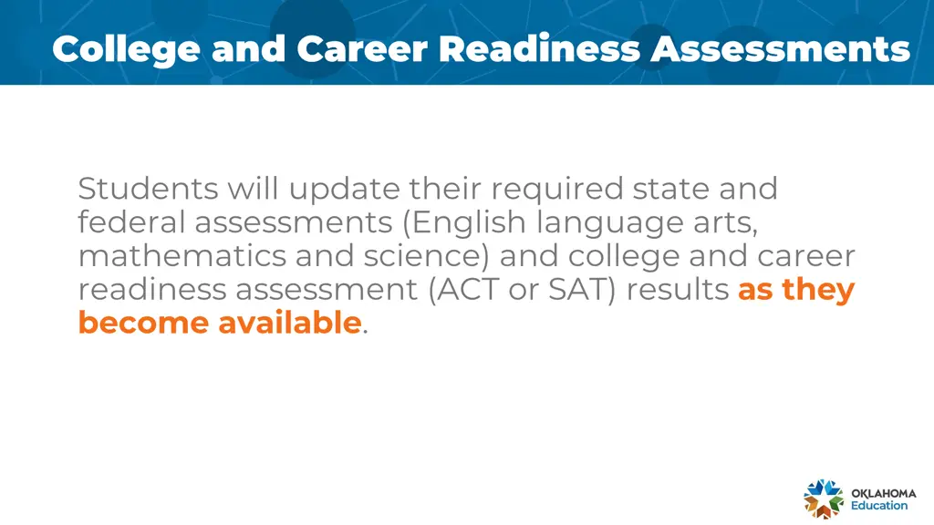 college and career readiness assessments college