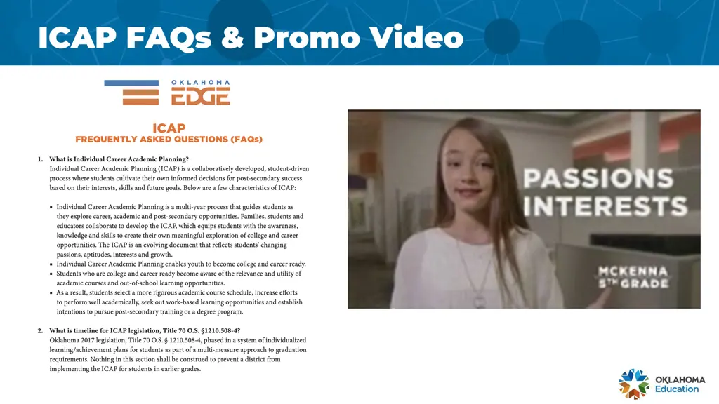 icap faqs promo video icap faqs promo video