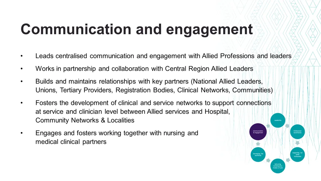 communication and engagement