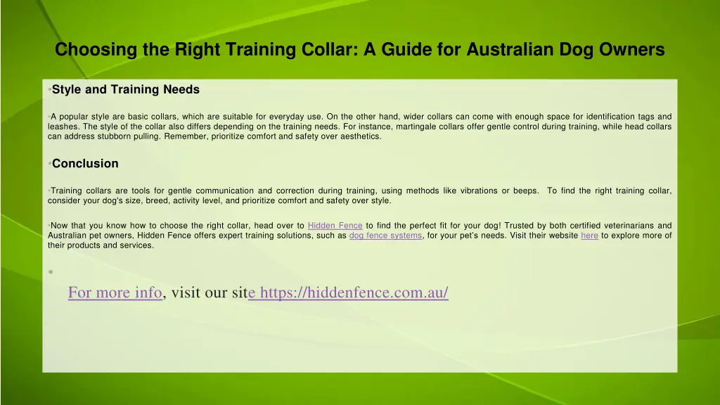 choosing the right training collar a guide 1