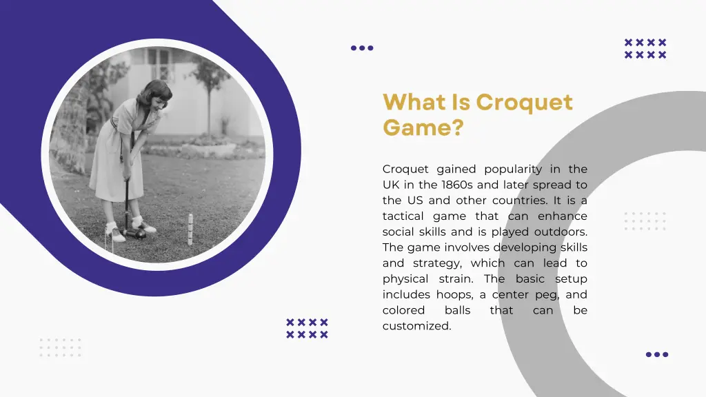 croquet gained popularity in the uk in the 1860s