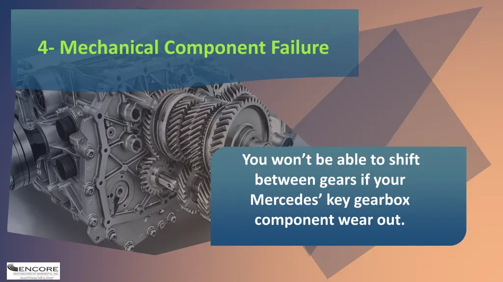 4 mechanical component failure