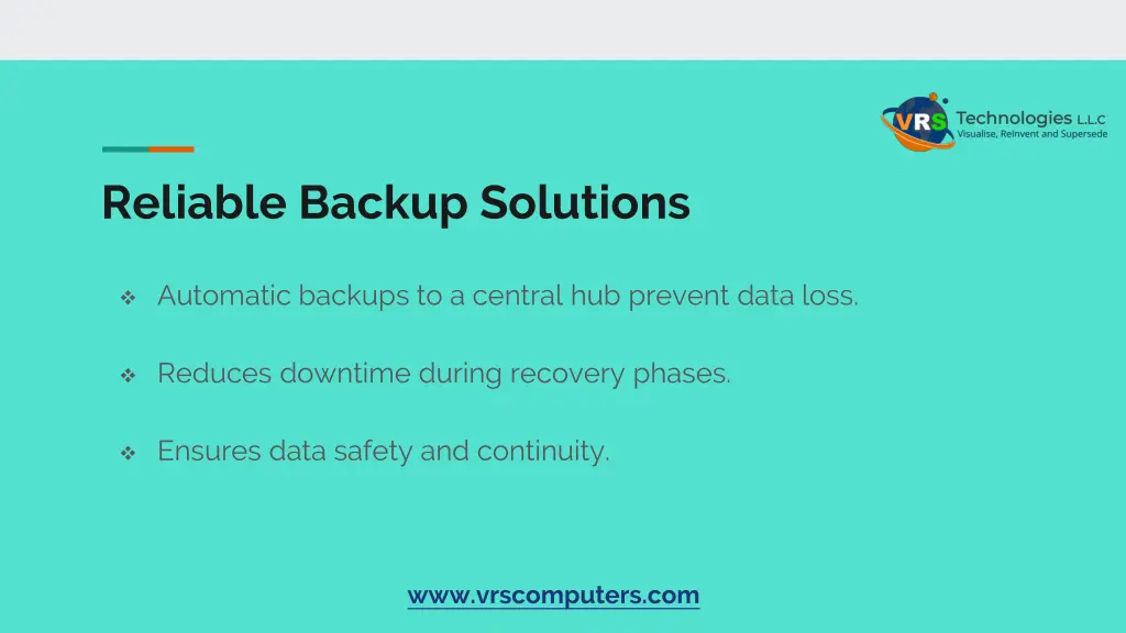 reliable backup solutions