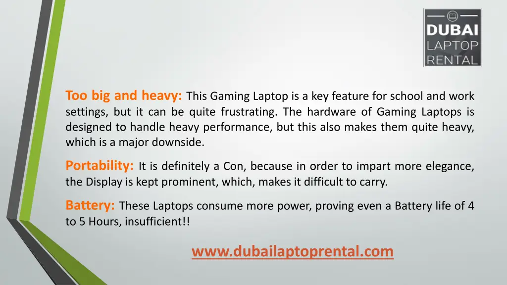 too big and heavy this gaming laptop