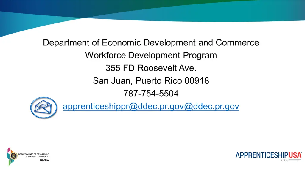 department of economic development and commerce