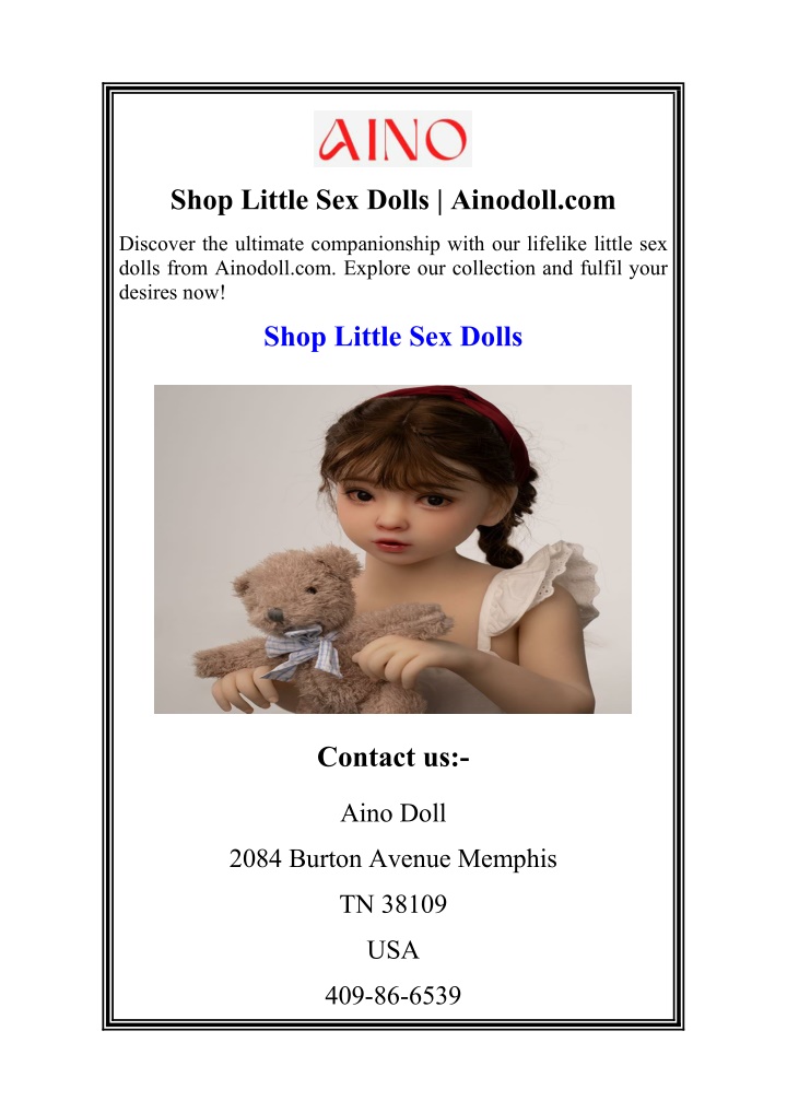 shop little sex dolls ainodoll com