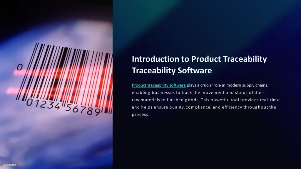 introduction to product traceability traceability