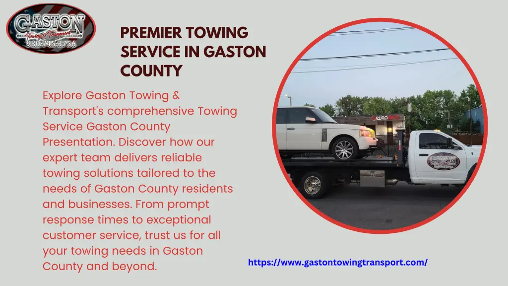 premier towing service in gaston county