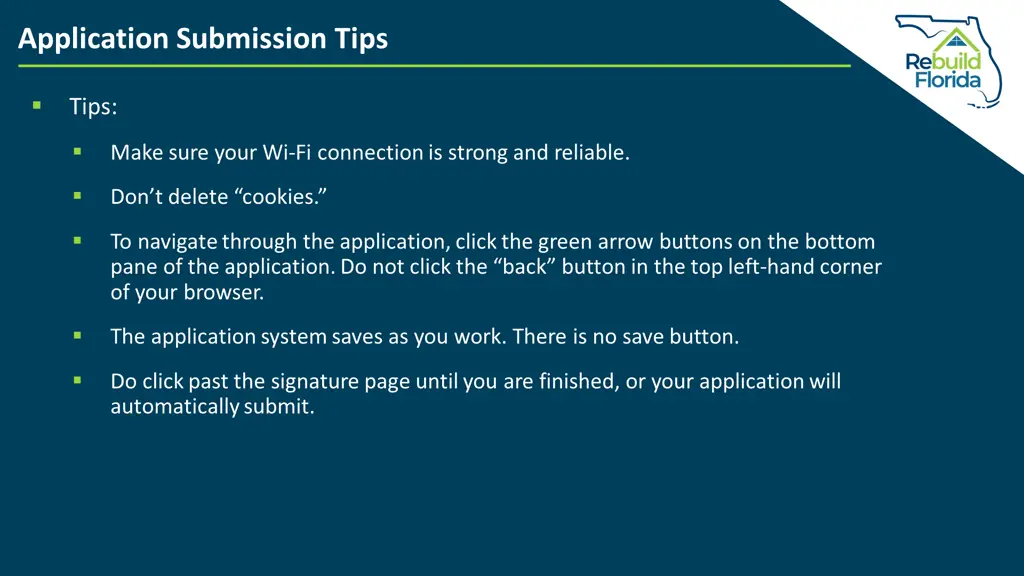 application submission tips