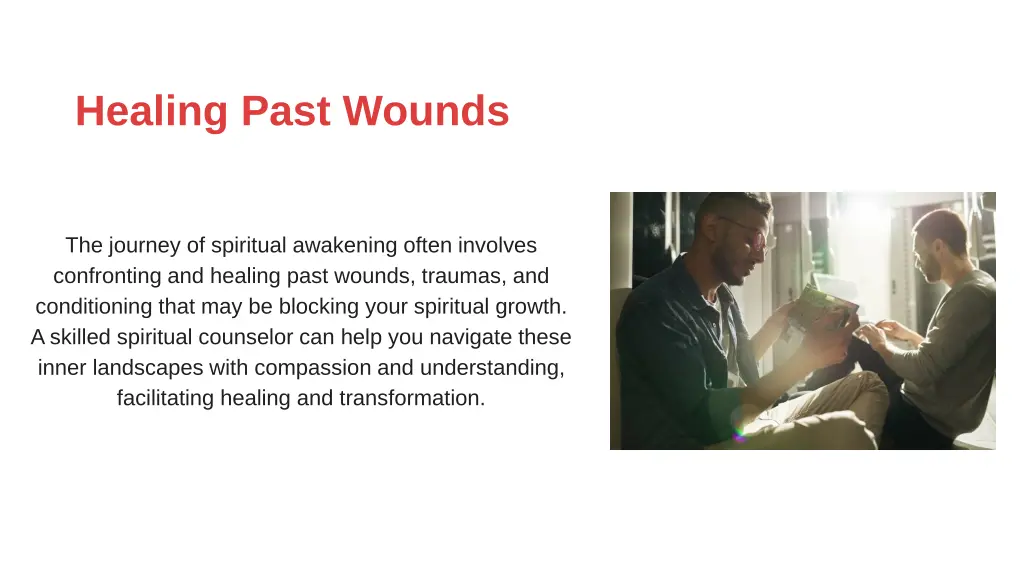 healing past wounds