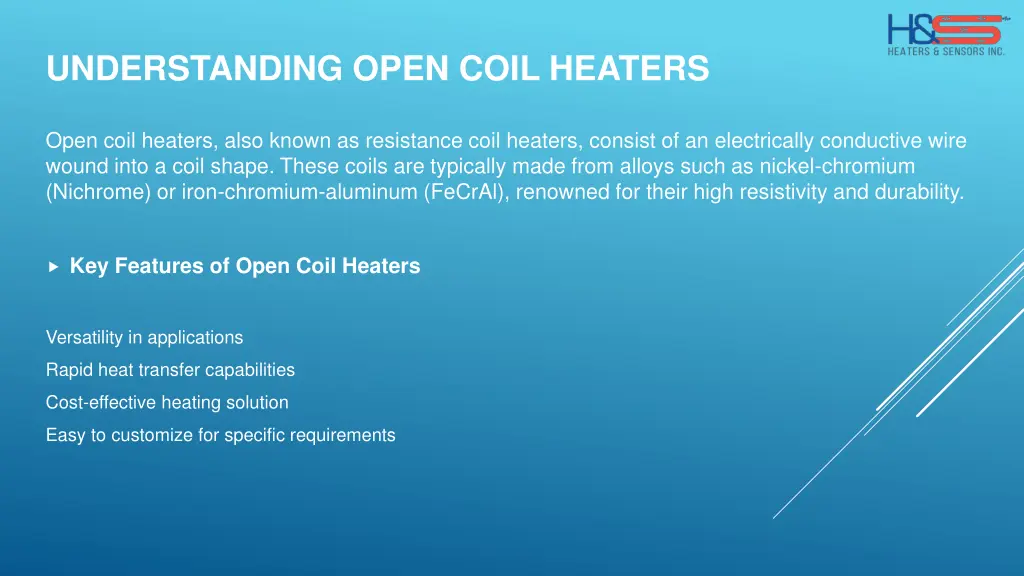 understanding open coil heaters