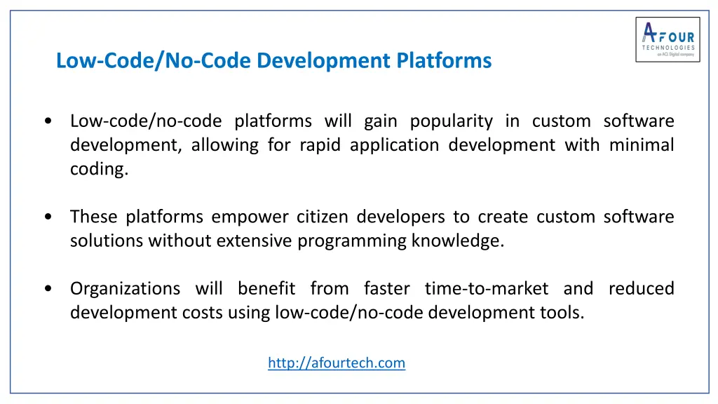 low code no code development platforms